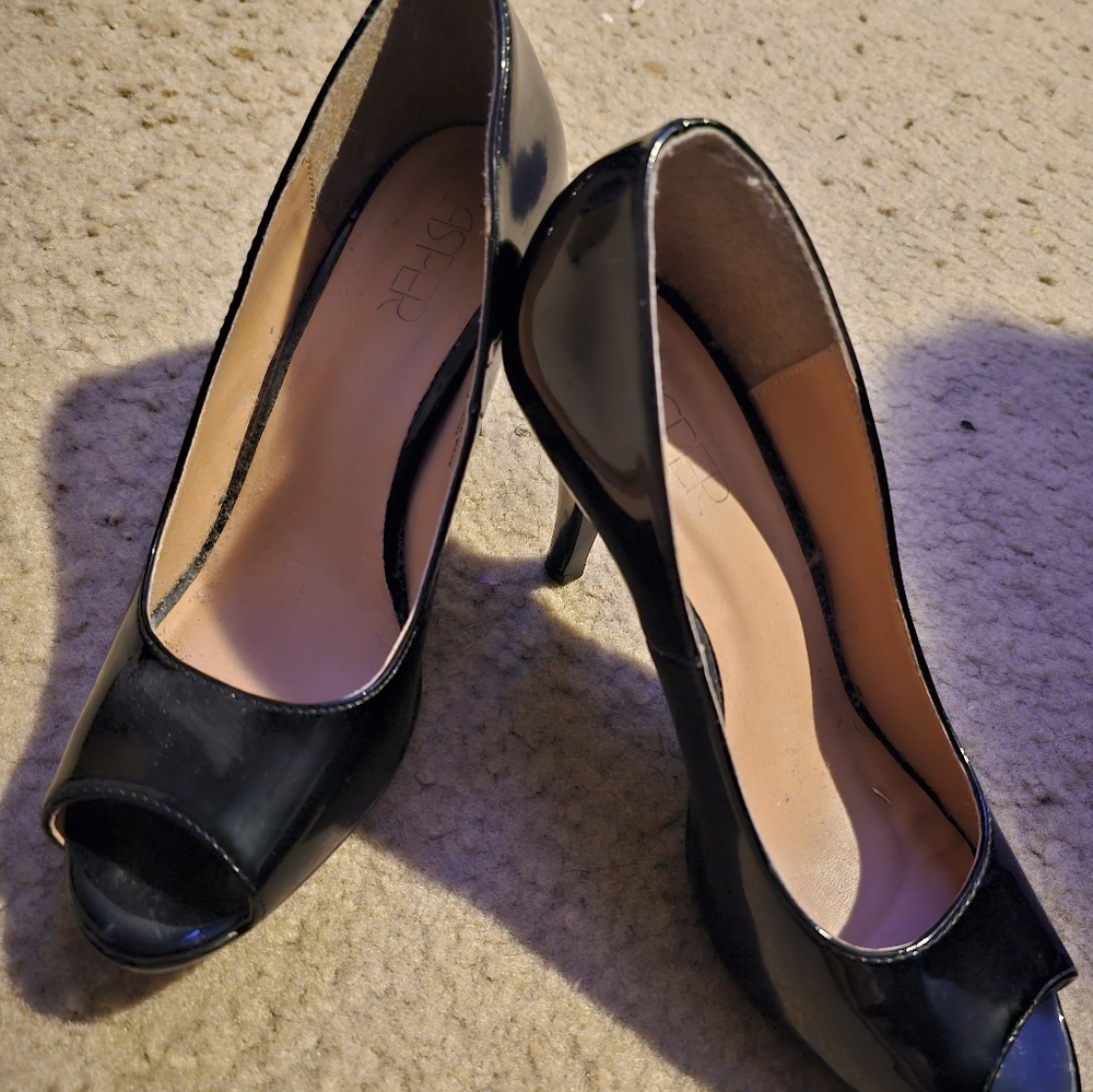Kasper Peep-Toe Heels